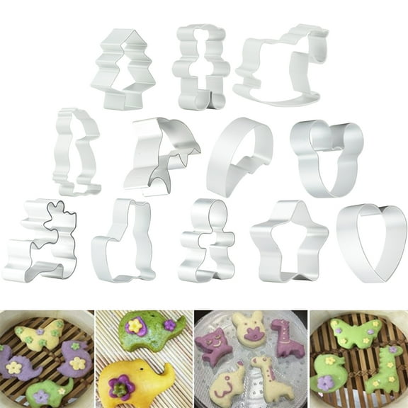 Cookie Cutter Set, Animal Cookie Cutters Stainless Steel Metal Cookie Cutters for Kids Children, Baking, Holiday Party Decoration