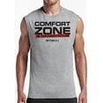 thumbnail image 2 of Gymish Comfort Zone Is Dangerous Muscle Tank Top – Motivational Gym Tank for Men, Athletic Workout Shirt, 2 of 5