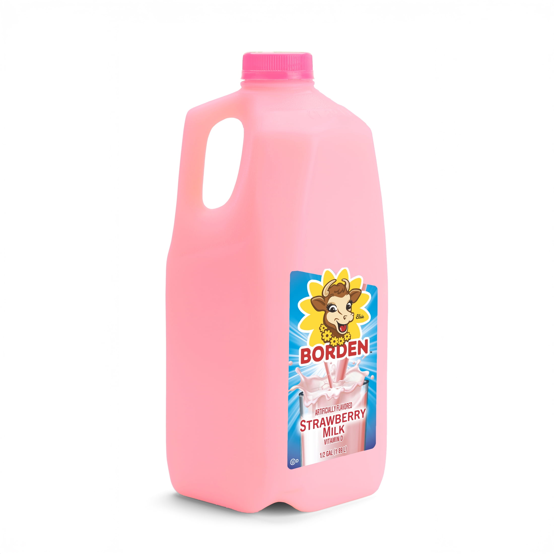 Borden Strawberry Milk Half-Gallon