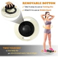 thumbnail image 3 of Yes4All Wooden Wobble Balance Board, 16 in Surface, for Exercise Balance Trainer - Black/ Red, 3 of 8