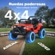 thumbnail image 4 of Carro Eléctrico Infantil 4x4 Yei Cosmo 12V Rojo con Control Remoto Luces LED y Bluetooth, 4 of 8