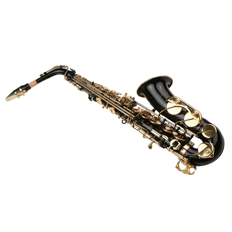 Muslady Mini Saxophone de Poche Noir Portable Petit Sax avec Sac