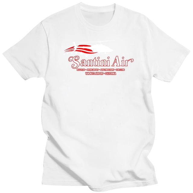 Camiseta inspirada en Santini Airwolf camiseta Retro de los años 80 y EE.UU. UU. camiseta de televisión acrobática de helicóptero camiseta grande y alta