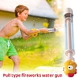 thumbnail image 4 of Fireworks Water Blasters, Water Spray Toy, Cartoon Pull-Type Water Cannon, Clear PVC Pump Water Gun, for Beach, Pool, and Park Fun, 4 of 5