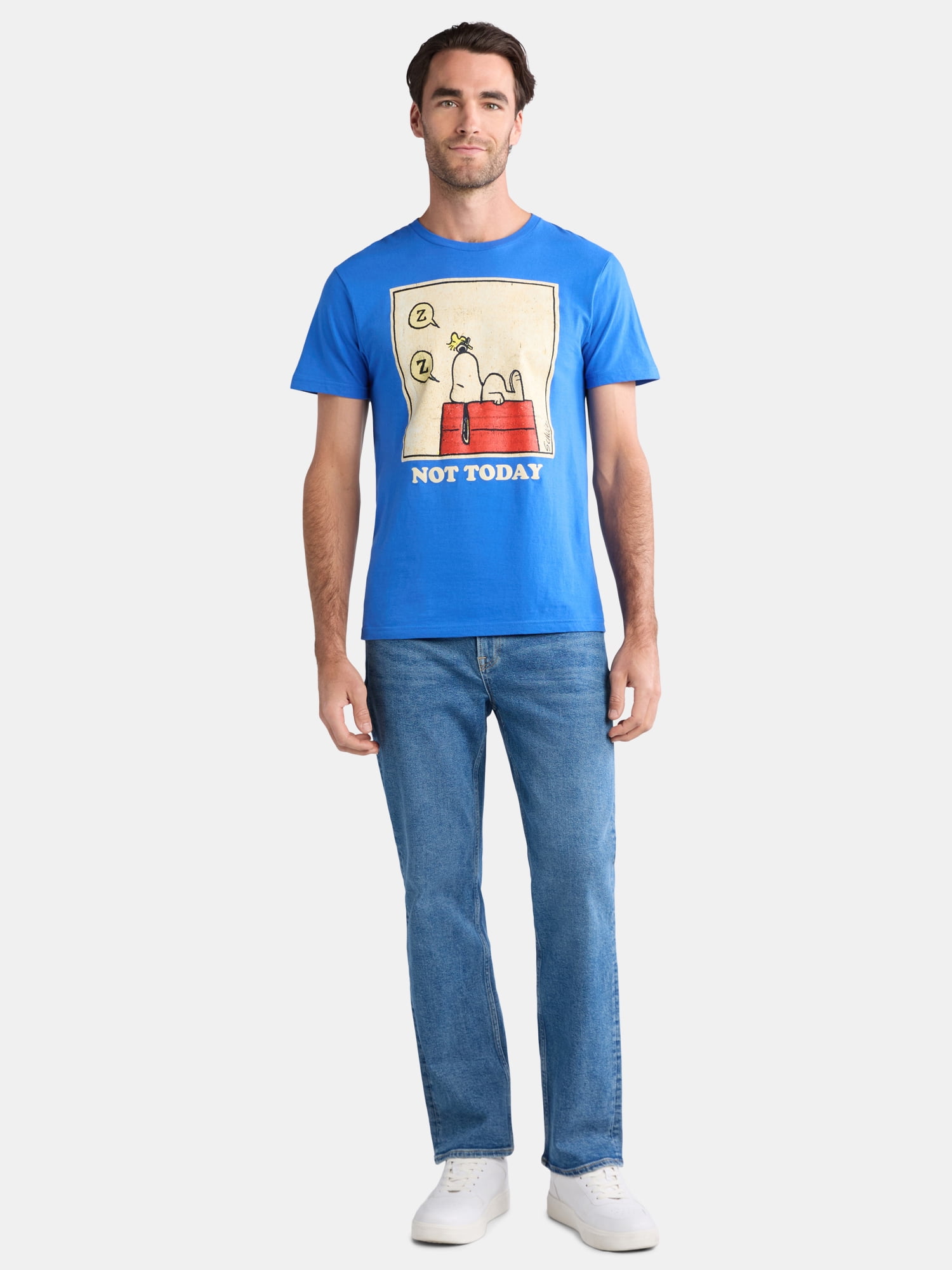 Peanuts Men’s & Big Men’s Graphic Tees, 2-Pack, Sizes S-3XL