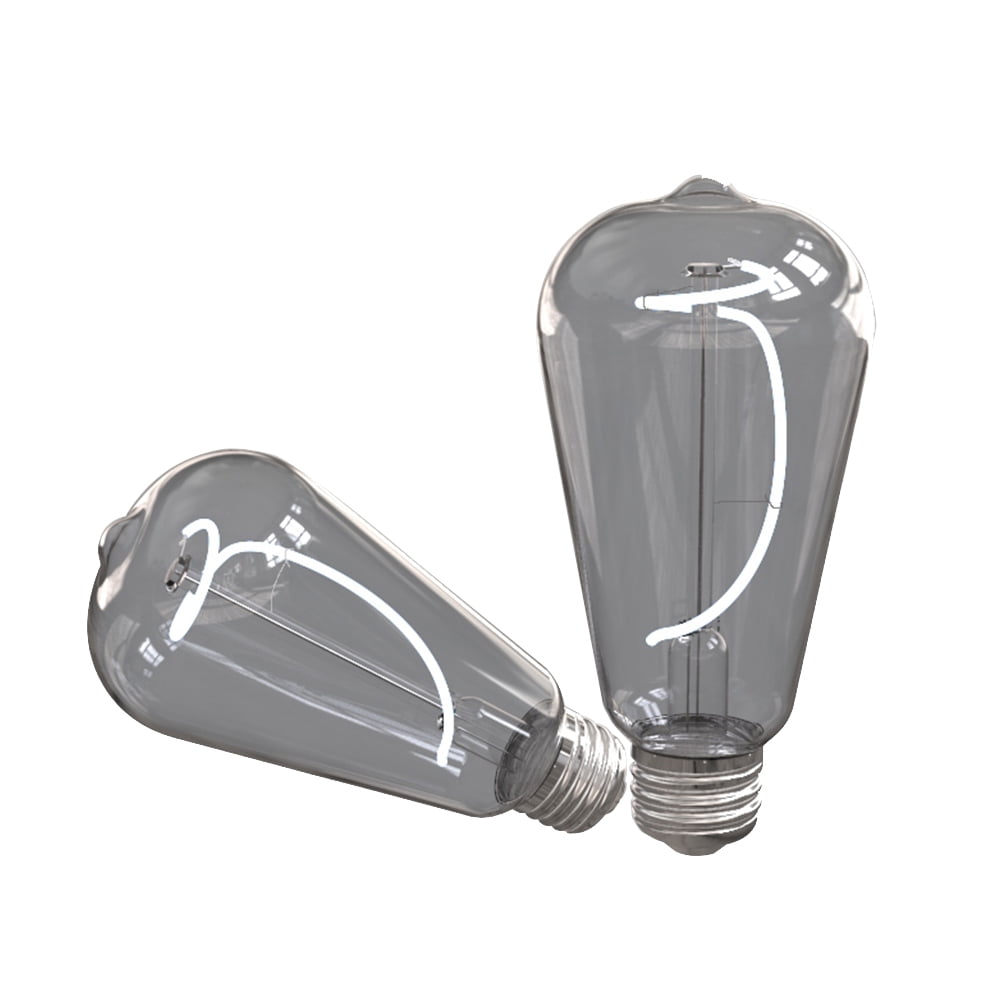 Great Value General Purpose ST19 LED Light Bulb, 4.5W (40W Equiv), Dimmable Daylight, E26 Base 4 Pack