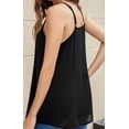 thumbnail image 6 of Zeagoo Womens Dressy Tops V-Neck Chiffon Spaghetti Strap Tank Top Long Sexy Flowy Summer Sleeveless Tops, 6 of 6