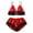 Red, variant on qILAKOG Womens Satin Silk Cami Pajama Sets 2 Piece Pjs Tank Top and Short Pants Sleepwear Pj Sets Black L