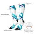 thumbnail image 4 of KLL Northern Lights Print Cool Socks Men's Women's Crew Socks Funny Crazy Novelty Stockings, 4 of 6