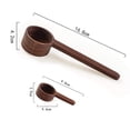 thumbnail image 3 of Cishnou Cucharas De Madera Para Botes Cuchara De Café Estilo Coreano 6.61 Pulgadas Cuchara Molida De Madera Para Café Medición Para Frijoles Molidos O Té Sopa Cocina Mezclador Agitador Herramientas De, 3 of 5