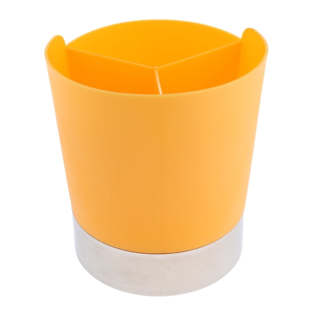 Soporte para Dispensador de Pajitas Dispensador de Pajitas de Plástico con 3 Compartimentos Amarillo Sunnimix Dispensador de soporte de paja