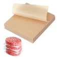 thumbnail image 1 of Uxcell 250 Pcs Hojas de Papel Pergamino Sin Blanquear para Hornear, Cuadrados de 3.1 Pulgadas para Hamburguesas, Papel de Pulpa Antiadherente para Hornear, Asar o Almacenamiento de Carne, Color Madera, 1 of 6