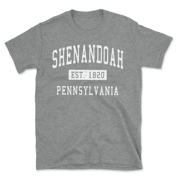 Shenandoah Pennsylvania Classic Established Men's Cotton T-Shirt