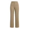 thumbnail image 4 of Qingpeng Womens Dress Pants Striped Business Casual High Waisted Stretchy Slacks Pull On Straight Leg Work Office Trousers, 4 of 6