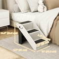 thumbnail image 3 of PawHut Dog Stairs for Small Dogs, 14.5" H Foldable Pet Ramp with 3 Steps, 3 of 10
