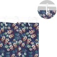 thumbnail image 5 of FREEAMG Shower Curtains Vintage Flower Curtain，Waterproof Fabric Decor Shower Curtains for Bathroom Set with 12 Hooks, 66"x 72", 5 of 6