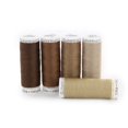 thumbnail image 2 of GÜTERMANN Sew-All polyester fil No. 120 Colour Gradient 5-Pack, brun, 128 m (140 yd), 2 of 3