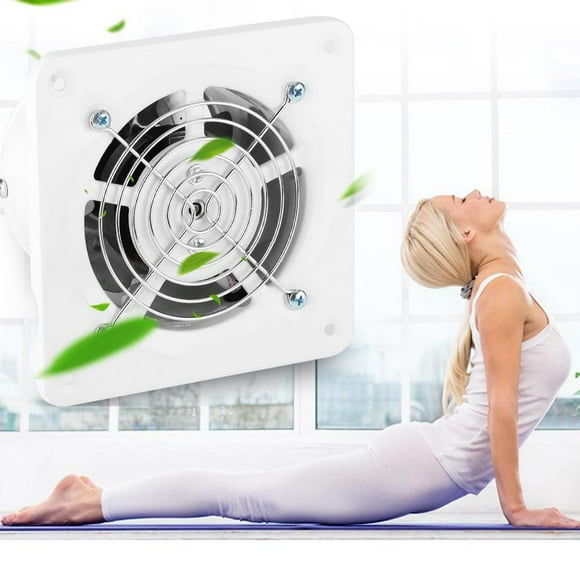 LAFGUR Bathroom Exhaust Fan,25W 220V Wall Mounted Exhaust Fan Low Noise Home Bathroom Kitchen Garage Air Vent Ventilation, Wall Mount Ventilation Fan