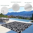 thumbnail image 3 of Black Spring Floral Outdoor Rug 3x5 Ft - Reversible Patio Rug Outdoor Camping Rugs, Farmhouse Flowers Elegant Pastoral Washable Indoor Outdoor Area Rugs, Non-Slip Outdoor Carpet Runner for Deck/Porch, 3 of 8