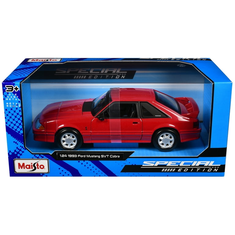 のらくろ　Maisto Mustang SVT 1993 Ford Mustang SVT Cobra Red 