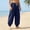 H1-Navy, variant on Havenx Mens Cotton Linen Pants Elastic Waist Drawstring Pants with Pockets Straight Leg Slacks Causal Loose Lightweight Summer Beach Clothes,Camouflage Green 3XL