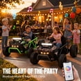 thumbnail image 6 of 36V Ride On Car for Big Kids, Battery Powered Ride on Toy with Bluetooth, Music, Rear Wheel Spring Suspension, Max 9.3 MPH, Kids Electric Vehicle for Boys Girls, 6 of 8