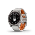 thumbnail image 1 of fenix 7 Pro Saph Solar, Ti w/Fog Gry/Ember Orange Band Garmin fenix 7 Pro, 1 of 9