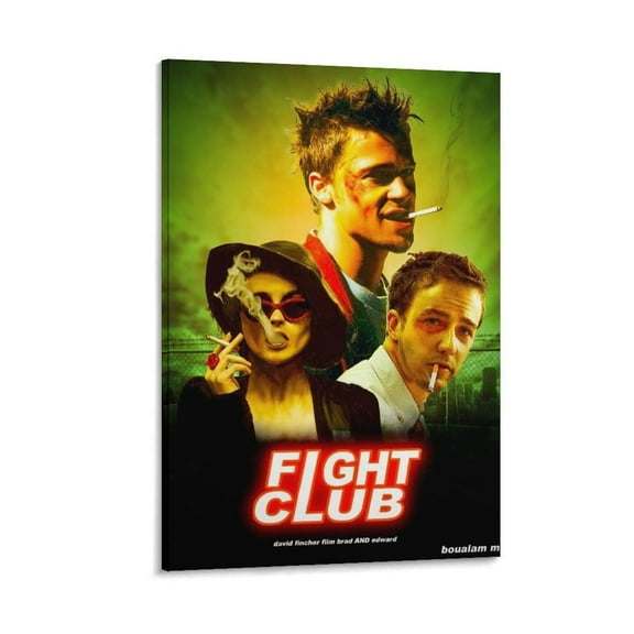 Fight Club Movie Poster Posters Art Print Wall Photo Paint Poster Hanging Picture Family Bedroom Decor