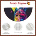 thumbnail image 3 of Haiem Neon Pop Art Pitbull Pattern Christmas Tree Skirt Merry Christmas Party Christmas Tree Decoration,New Year Decorations-48", 3 of 6