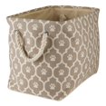 thumbnail image 2 of Design Imports CAMZ12547 Lattice Paw Rectangle Polyester Pet Bin, Stone - Large, 2 of 4