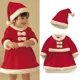 thumbnail image 4 of Ropa de Navidad para bebés, disfraz de Papá Noel para niños, ropa de manga larga para niños pequeños, vestido lindo para niñas, prendas de vestir infantiles de invierno, 4 of 7
