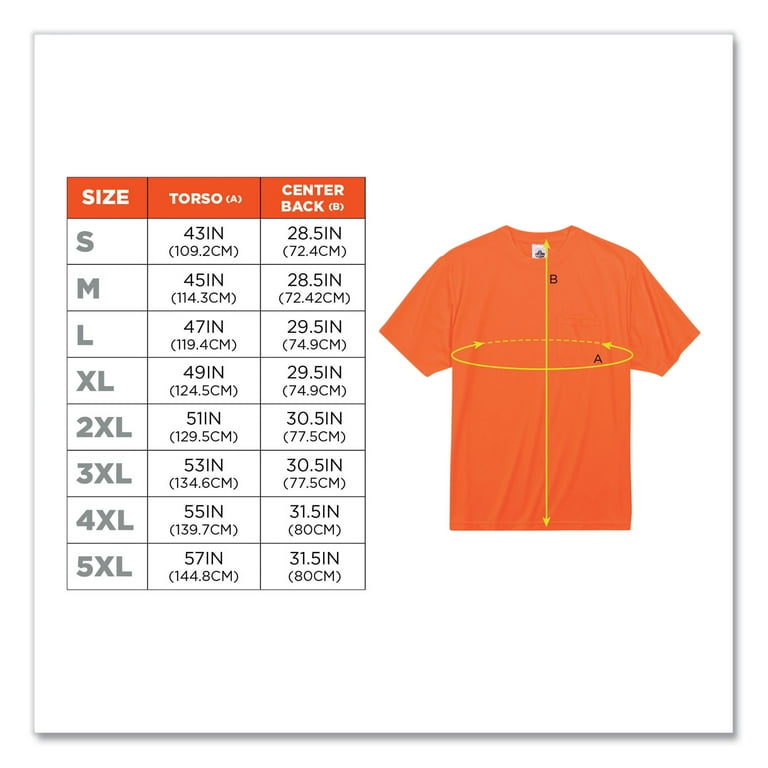 GloWear 8089 Non-Certified Hi-Vis T-Shirt, Polyester, X-Large, Orange, Ships in 1-3 Business Days GloWear 8089 Non-Certified Hi-Vis T-Shirt, Polyester, X-Large, Orange, Ships in 1-3 Business Days