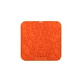 thumbnail image 2 of Licking Mat for Dogs with Suction Cups,Premium Lick Pad for Anxiety Relief,Slow Feeder Dog Bowls,Perfect for Bathing,Grooming and Training(6.3Inch,Orange), 2 of 5