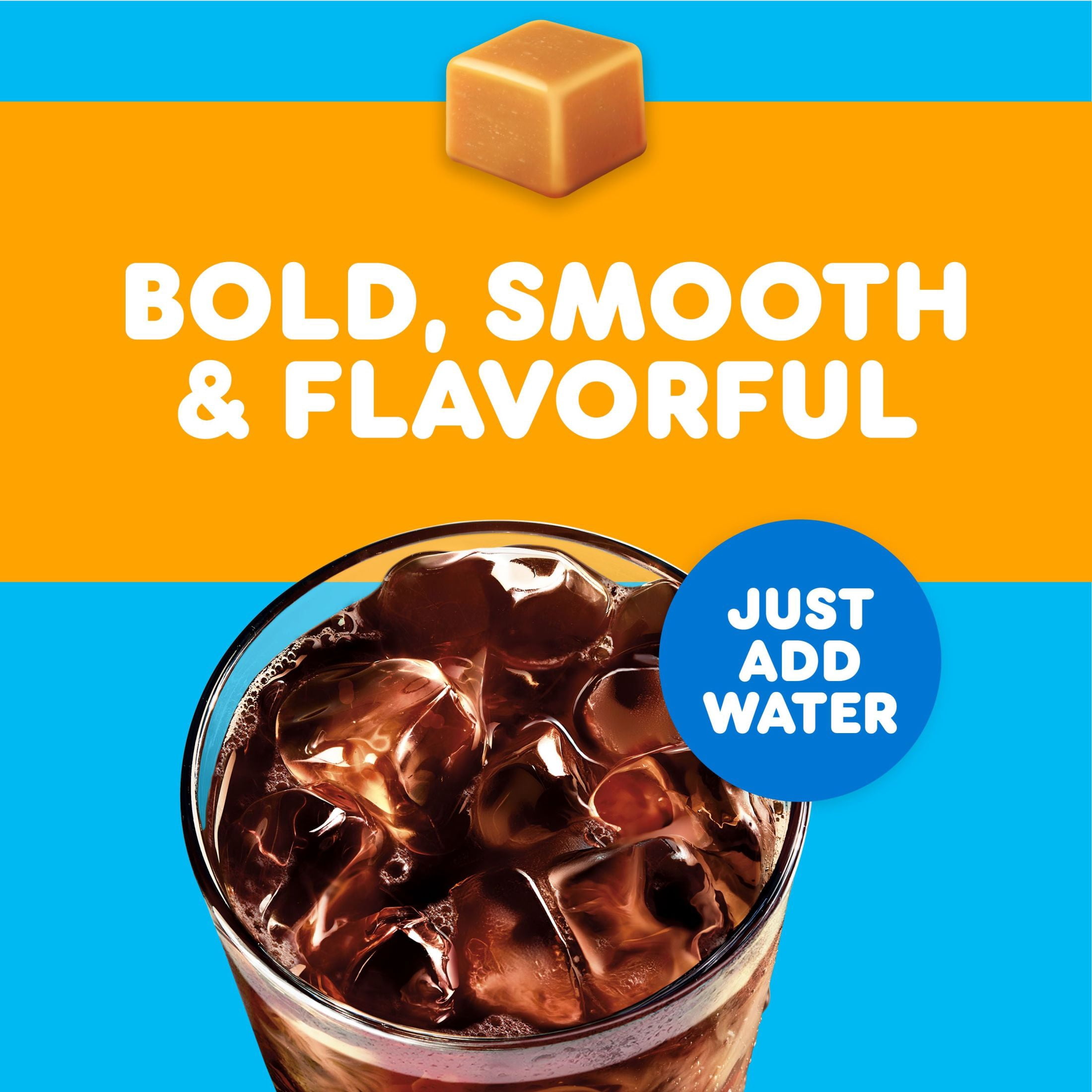 (6 pack) Dunkin’ Caramel Artificially Flavored Cold Brew Concentrated Coffee, 31 Fl oz Bottle
