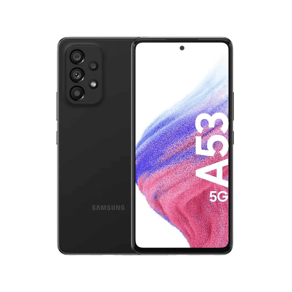 Restored Samsung SM-A536B/DS Galaxy A53 6.5'' Super AMOLED Display 6GB RAM 8GB Storage 5G Unlocked Smartphone, Awesome Black