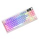 thumbnail image 1 of Teclado Mecánnico Inalámbrico 87 Teclas Teclado Rgb Teclado Mecánnico Tres Modo conectividad 18 Efectos de Iluminación Swap Capacidad caliente Batería Software de Bricolaje para, 1 of 7