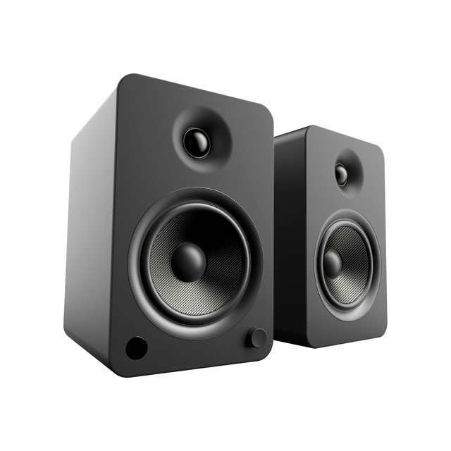 Kanto YU6MB 100W (RMS Power) Powered Speakers with Bluetooth and Phono Preamp MATTE BLACK