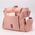 thumbnail image 4 of Bolsa de hombro de nailon para mujer de compras de gran capacidad a la moda para el trabajo (rosa) Tmvgtek Para Estrenar, 4 of 9