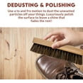 thumbnail image 7 of WBM Horse Hair Shoe Brush, Ergonomic Wooden Design Soft Bristles Shoe Brush - 2 Pack, 7 of 7