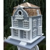 Designer Birdhouse Collection 13" Gray and Brown North Haven Outdoor Garden Birdhouse