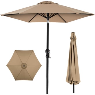 better homes and garden brown stripe patio umbrella Free Shipping! Better Homes & Gardens 9' Cabana Stripe Patio Umbrella, 9x9  ft, Crank Lift, 3-Position Tilt