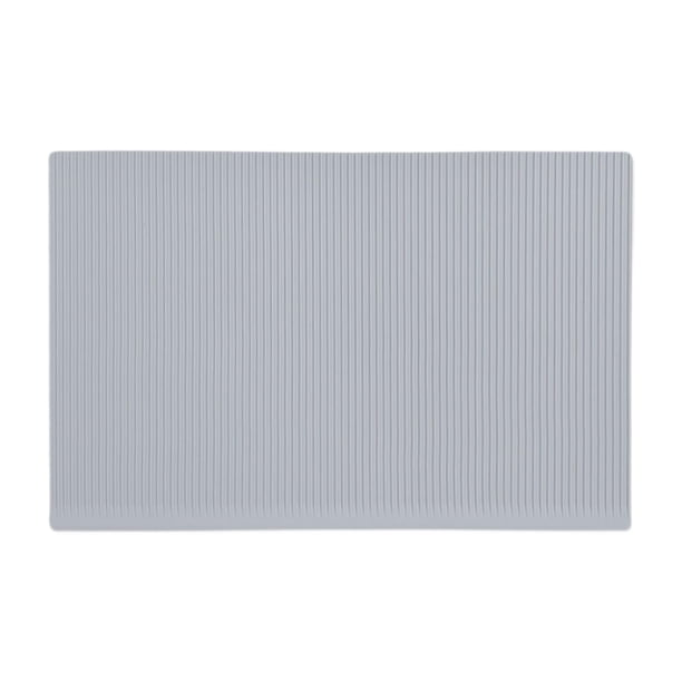 Revestimiento para estantes de refrigerador. Alfombrilla para refrigerador que protege contra derrames. Fácil de usar y antideslizante. gris claro