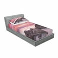 thumbnail image 3 of Ambesonne Ocean Fitted Sheet & Pillow Sham Set, Australian Seascape Dawn, Full, Multicolor, 3 of 3