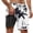 9-Black, variant on YAYUBA Swim Trunks Men 7 Inch Quick Dry Elastic Waist Drawstring Men's Board Shorts Liner Compression Loose Beach Swimwear,XXXXL,4-Blue
