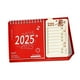 thumbnail image 5 of Calendario de escritorio 2025 Calendario de pie con tapa abatible Regalo de inauguración de la casa Calendario de mesa para Rojo, 5 of 9