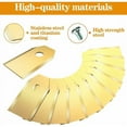 thumbnail image 2 of Stainless Steel Robotic Lawn Mower Replacement Blades Kit, Easy Installation for Husqvarna Gardena Weather Resistant High Performance, 2 of 5