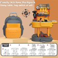 thumbnail image 3 of CNKOO Pretend Play Engineering Tool Set Box Kit with Carry Case Toys for 3 Year Old, 3 of 6