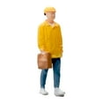 thumbnail image 3 of Figuras de personas en miniatura 1:64, figuritas de personas, adorno de mesa de arena pintado a mano para paisaje, casa de muñecas, decoración Diorama Hugo  figura en miniatura, 3 of 10