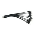 thumbnail image 6 of Multi Line Pin Charger 10 in 1 USB Cable Phone Mobiles Adapter Lead,Black, 6 of 7