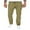 Khaki, variant on RYRJJ Men's Casual Linen Pants Elastic Waist Drawstring Beach Summer Long Pants Lightweight Loose Lounge Trousers(Beige,M)